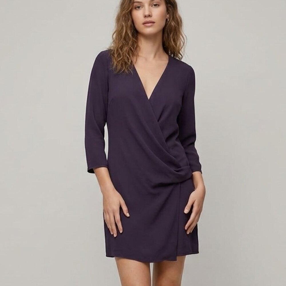 Aritzia Wilfred Faux Wrap Dress
